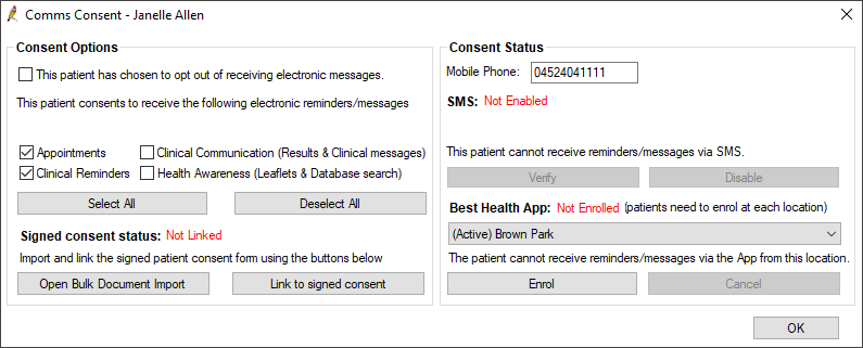 Bp Comms Consent Screen