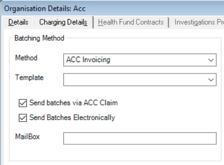 ACC Invoicing Batching Method