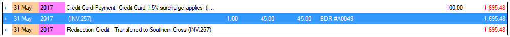 Patient Transactions with BDR