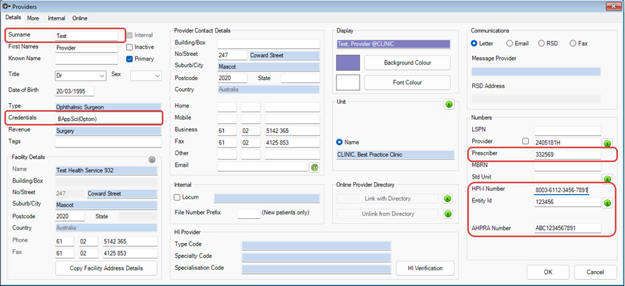 Provider requirements for eScripts (AU)