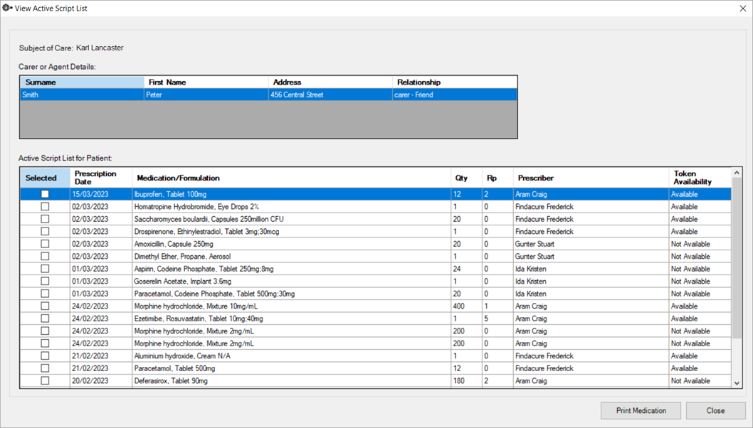 View Active Script List