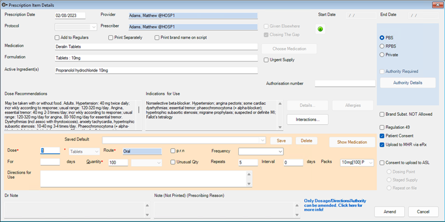 Amend an eScript