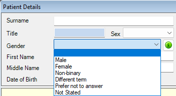 Patient Details Gender Field