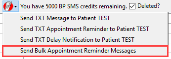 Send Bulk Appointment Reminder Messages