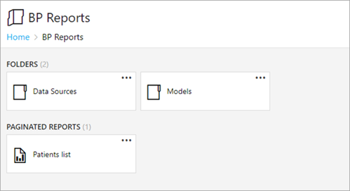 Find a report's data source - Folder names