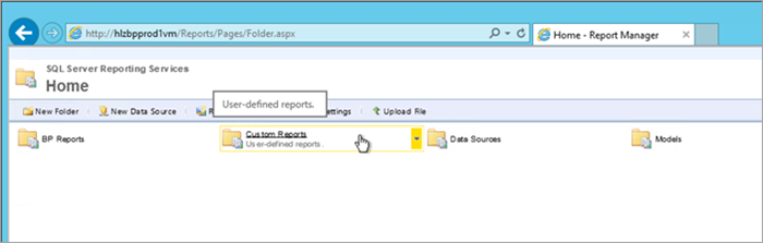 Import a Report Into Report Builder