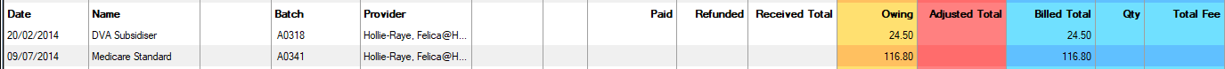 Owing only report sample