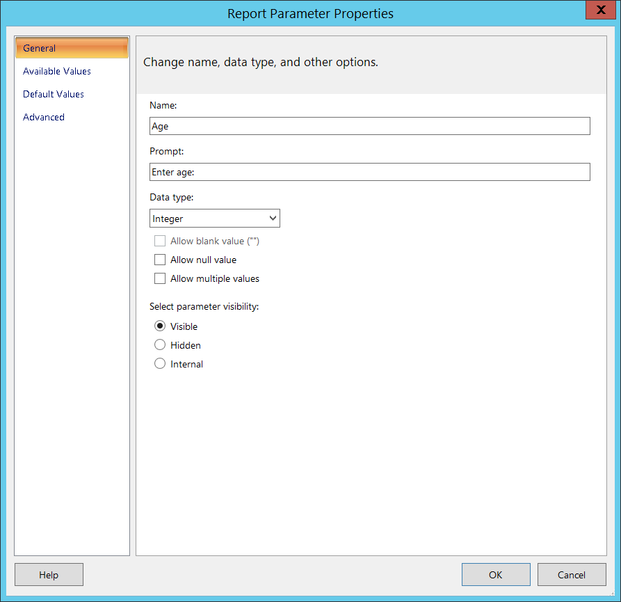 Add parameter properties