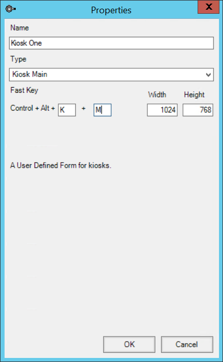 Kiosk Properties