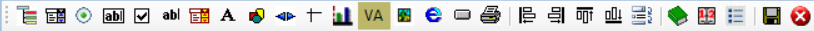 Form Designer Toolbar